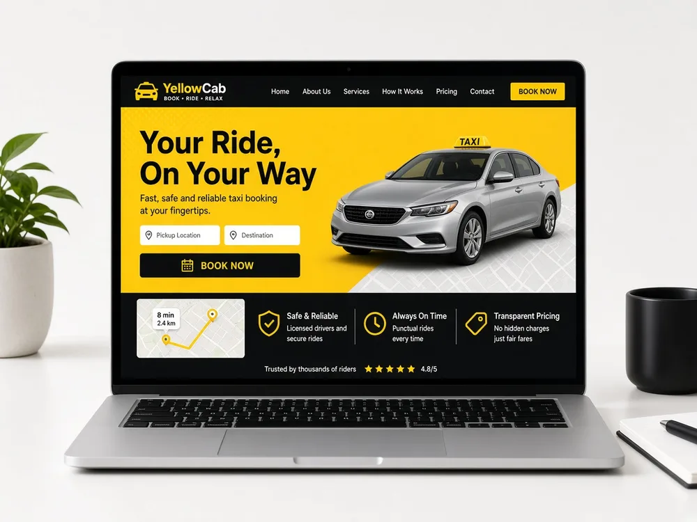 Vinay Cab local SEO and Google Ads website portfolio Delhi NCR